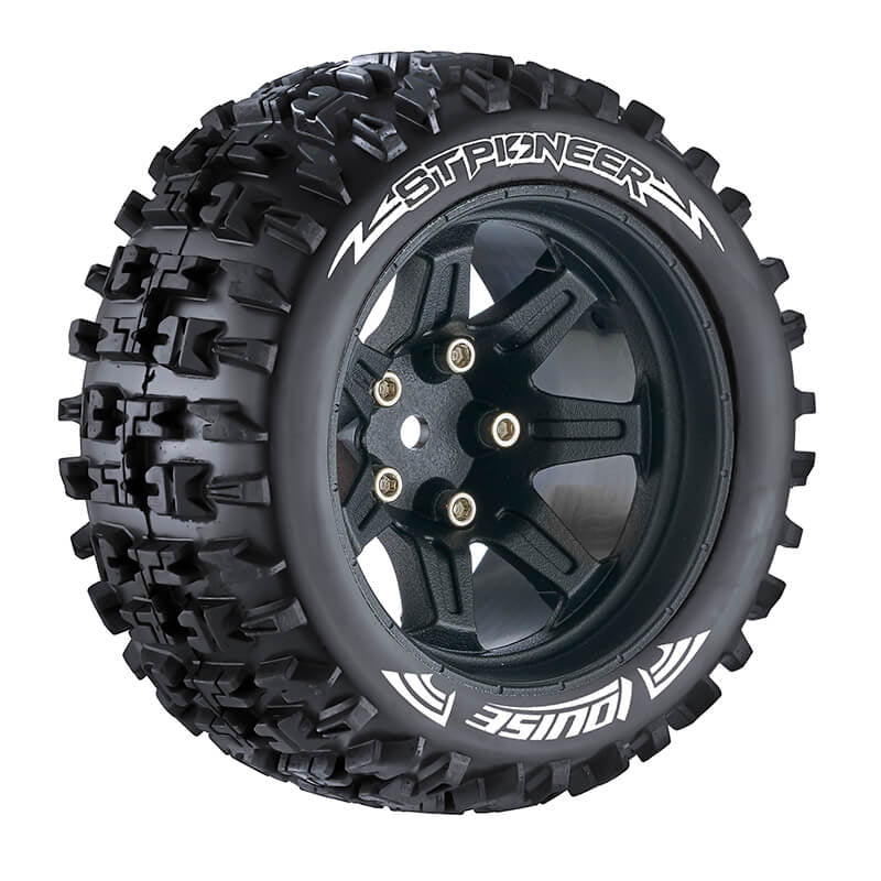 Louise RC St-Pioneer 1:10 Soft Hex 14mm Black Arrma Granite L-T3227SBM