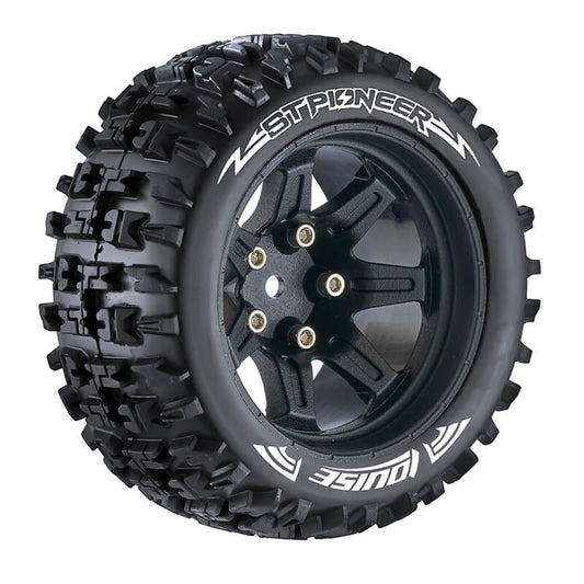 Louise RC St-Pioneer 1:10 Soft Hex 14mm Black Arrma Granite L-T3227SBM