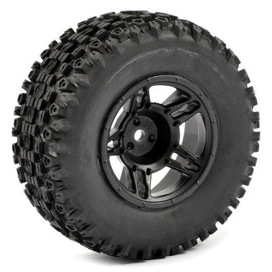 Fastrax 1:10 Sc Stinger MTd 5-Spoke Black (Slash Rr/Blitz) FAST1116B