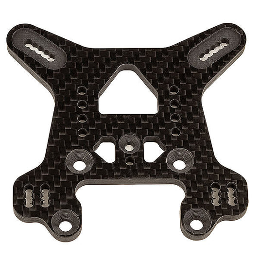 Team Associated RC8B4 Ft Rear Shock Tower, Carbon Fibre AS81506