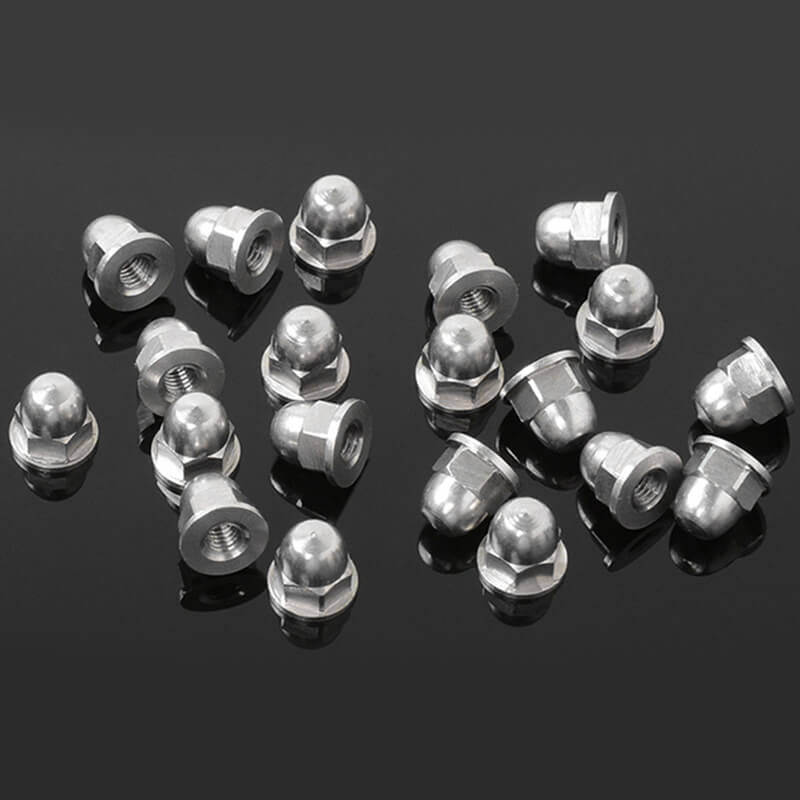 RC4WD M3 Flanged Acorn Nuts (Silver) Z-S1722