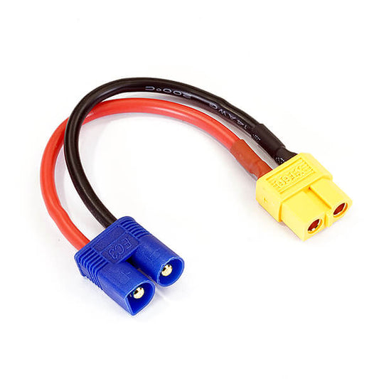 Etronix Female XT-60 to Male EC3 Plug Connector Adaptor ET0842EC3