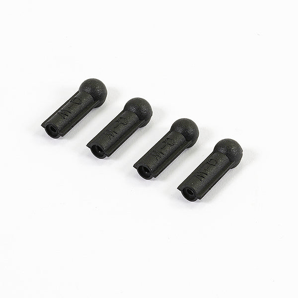 Fastrax Black Throttle Ballcups (4) FAST43BK
