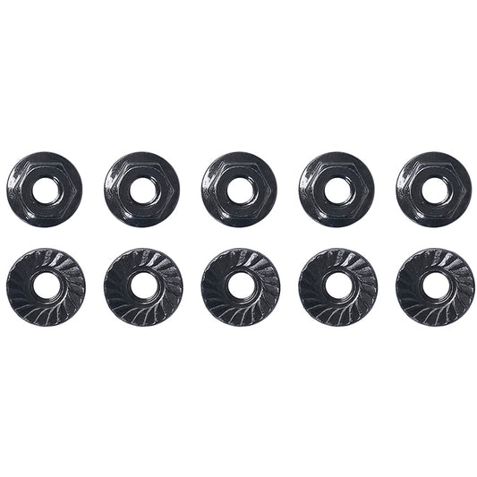 Team Associated M4 Low Profile Serrated Steel Wheel Nuts (10pcs) AS91150