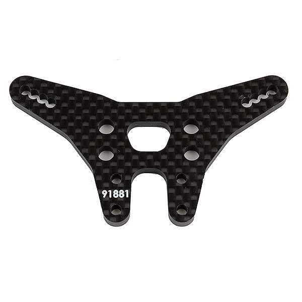 Team Associated B6.3 Rear Wide Shock Tower Carbon Fibre AS91881