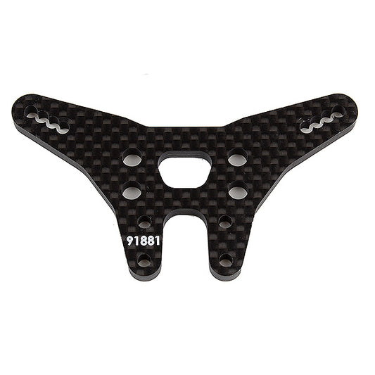 Team Associated B6.3 Rear Wide Shock Tower Carbon Fibre AS91881