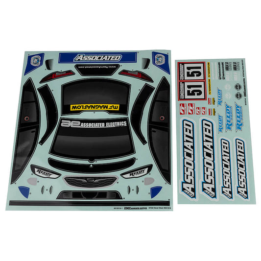 Team Associated Apex 2 Sport St550 Decal Sheet AS31918