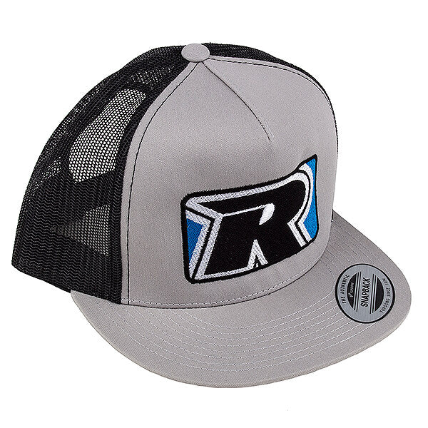 Reedy 2022 Trucker Hat Flat Bill Silver/Black AS97078