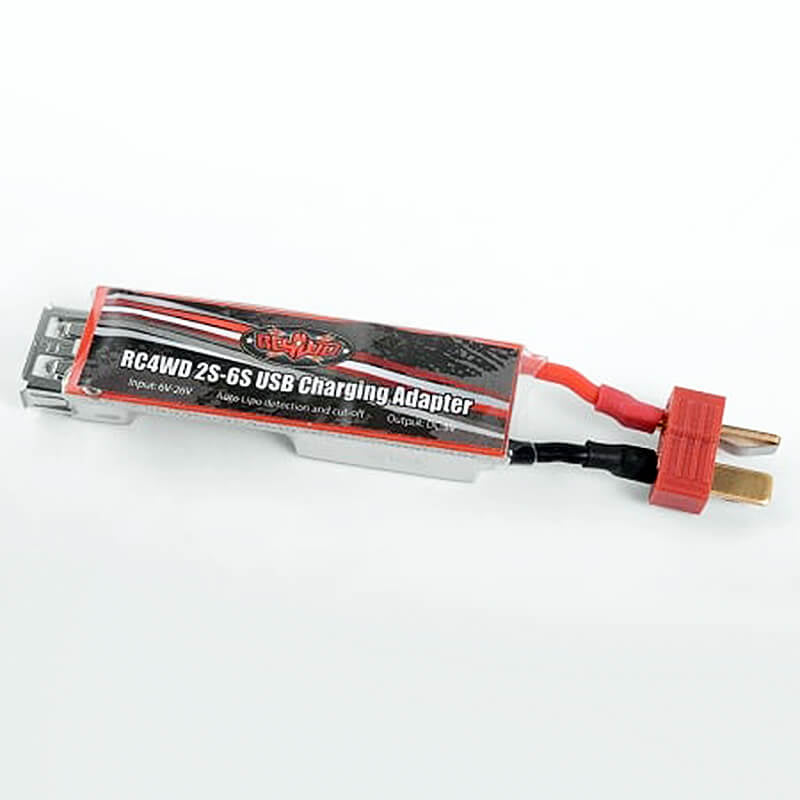 RC4WD 2S-6S USB Charging Adapter w/"T" Style Plug Z-E0109