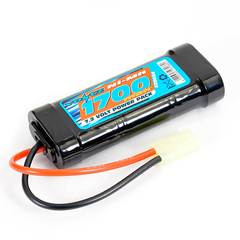 Voltz 6 Cell 1700mAh 7.2V NiMH Stick Battery w/Mini Tamiya Plug