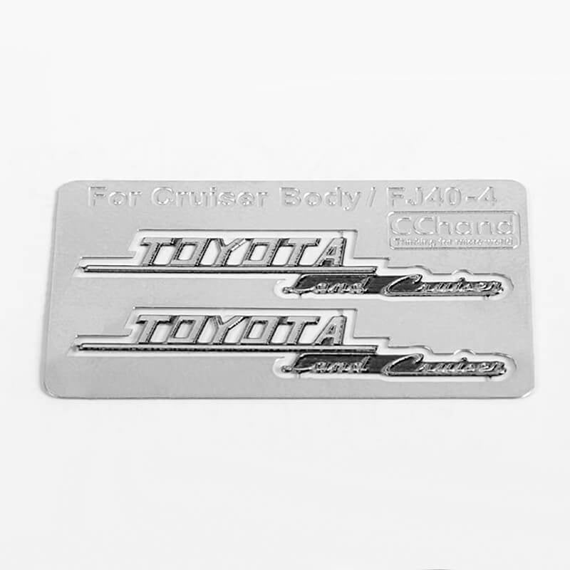RC4WD Side Metal Emblems for RC4WD Cruiser Body (Side B)