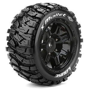 Louise RC X-Mallet Black Xmaxx Mounted 24mm Hex L-T3350B