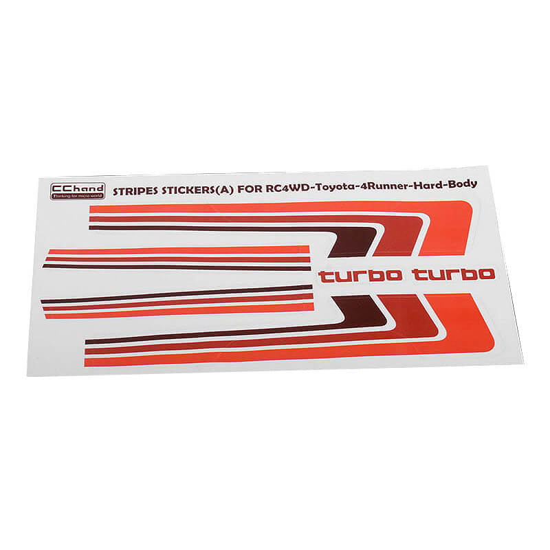 RC4WD Retro Body Stripes for 1985 Toyota 4Runner Hard Body