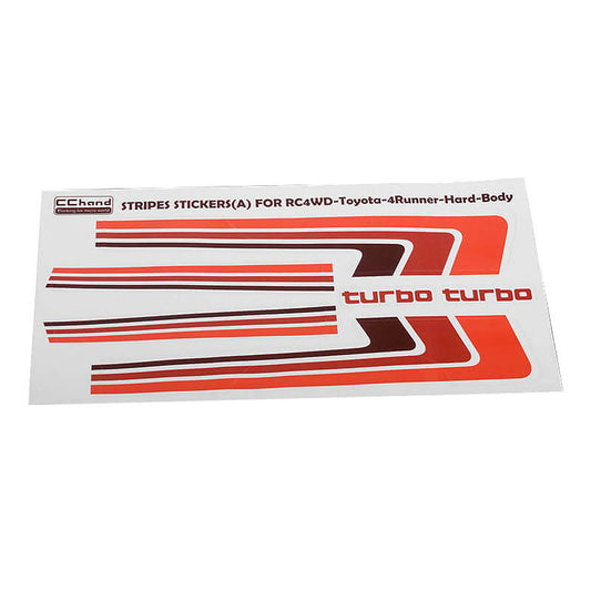 RC4WD Retro Body Stripes for 1985 Toyota 4Runner Hard Body