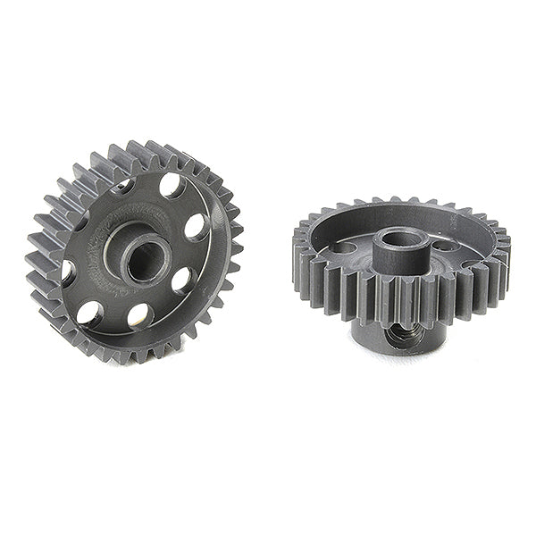 Corally 48 dp Pinion Short Hard Anodised Al7075 32 Teeth Shaft Dia. 3.17mm
