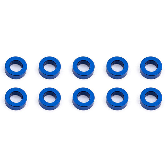 Associated Ballstud Washers 5.5 X 2.0mm Blue Aluminium X10 AS31383
