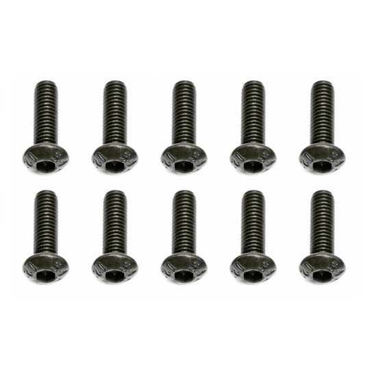 Team Associated M3 X 10 Button Head Hex Screw (10) AS25211