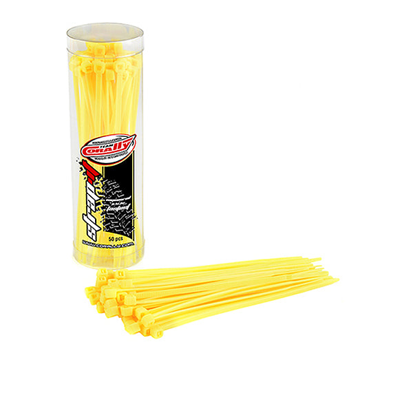 Corally Strapit Cable Tie Wraps Yellow 2.5X100mm 50pcs