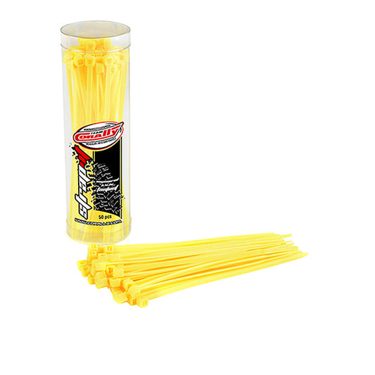 Corally Strapit Cable Tie Wraps Yellow 2.5X100mm 50pcs