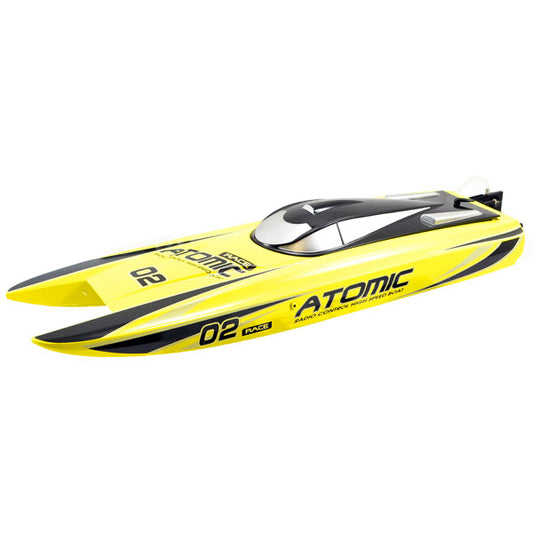Volantex Racent Atomic 70cm Eu B/Less Raceboat RTR RC Combo(Yel) (European Plug) V792-4YCE