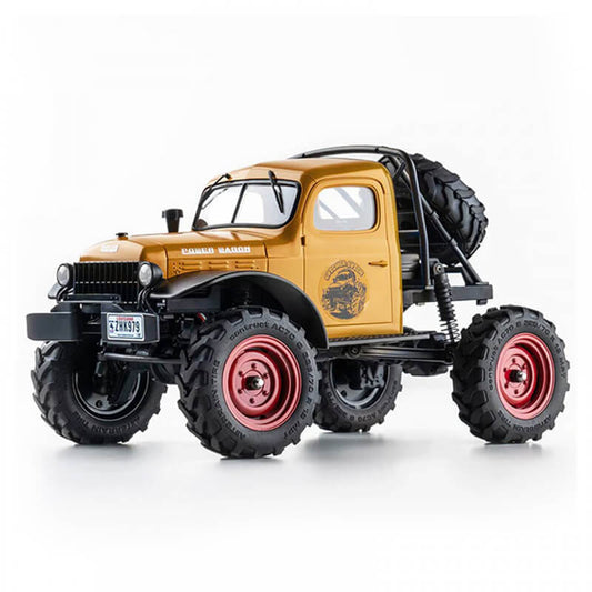 FMS FCX 1:24 Power Wagon Scaler RTR RC Car - Yellow V2 FMS12401RTRYLV2
