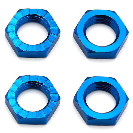 Associated RC8B3/RC8B3.1/RC8B3.2 Wheel Nuts 17mm Blue (X4) AS81082