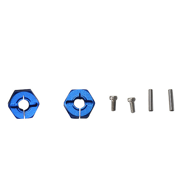 X-Rider Flamingo 6mm Hex. Hub Set(Metal,Blue) XR-FG8064BU