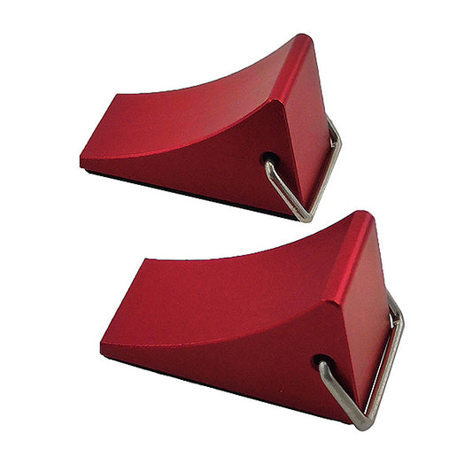 Fastrax Wheel Chock Set (2Pc) - Red FAST2381R