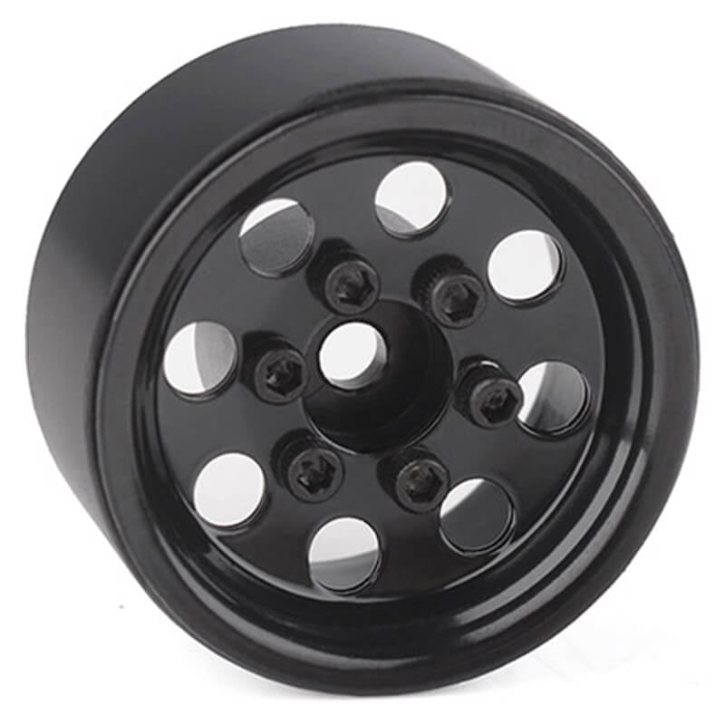 RC4WD Stamped Steel 1.0" Pro8 Beadlock Wheels (Black) Z-W0358