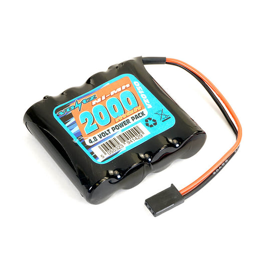 Voltz Rx 4.8V 2000mAh NiMH Straight Battery Pack w/Connector