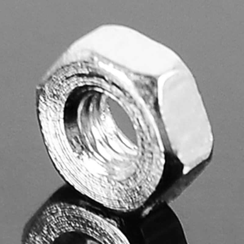 RC4WD Regular M2 Nuts (Silver) Z-S0875