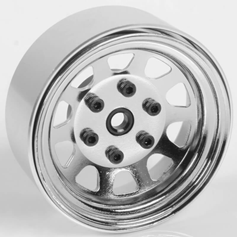 RC4WD Stamped Steel 1.7" Beadlock Wagon Wheels (Chrome) Z-W0271