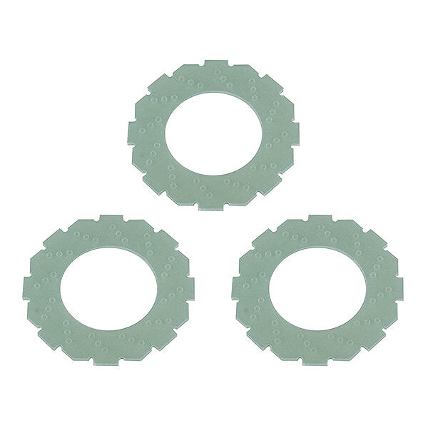 Team Associated Ft Octalock Fibreglass Slipper Pads 19mm AS72027