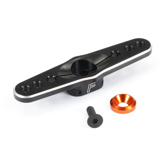 Fastrax 25T Black Aluminium Dbl Servo Horn (Savox/Futaba) FAST316B