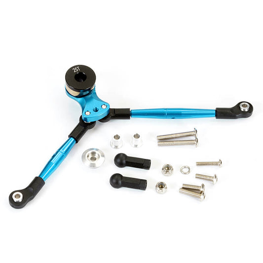 Fastrax Tamiya Cw-01 Aluminium Steering Servo Saver Asseembly FTTA126B