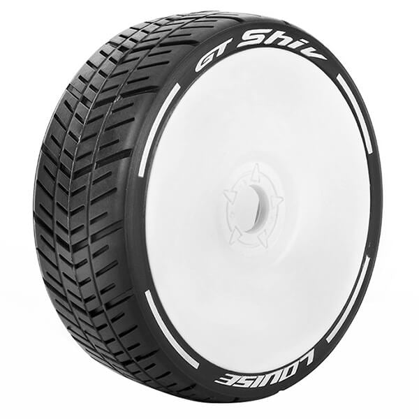 Louise RC GT-Shiv 1:8 Fr/Rr Super Soft Hex 17mm White L-T3284VW