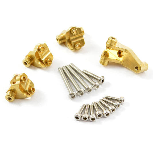 Fastrax TRX-4 Brass Front/Rear Link Mount Set FTTX331BR