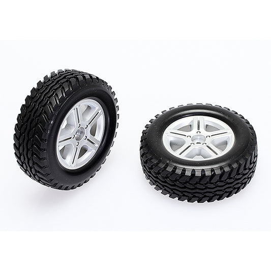CEN Racing Scale Tires Set (Pre Glued , 91X34X56mm Hard Compound) CEN-CKQ0601
