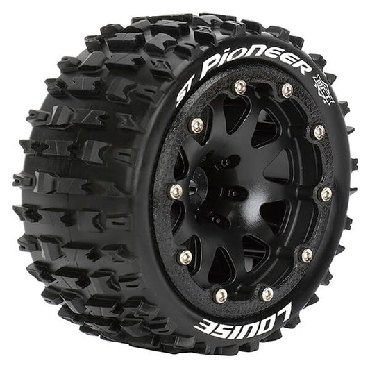 Louise RC St-Pioneer 1:10 Soft Hex 14mm Black Arrma Granite Black L-T3312SBM
