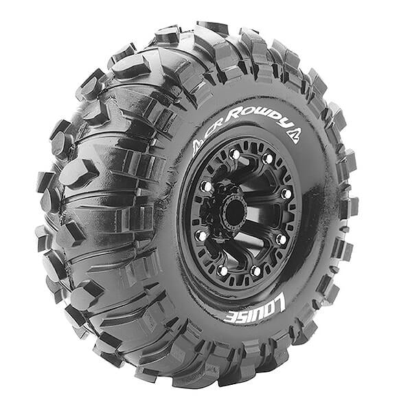 Louise RC Cr-Rowdy 1:10 Super Soft Black Hex 12mm L-T3238VB