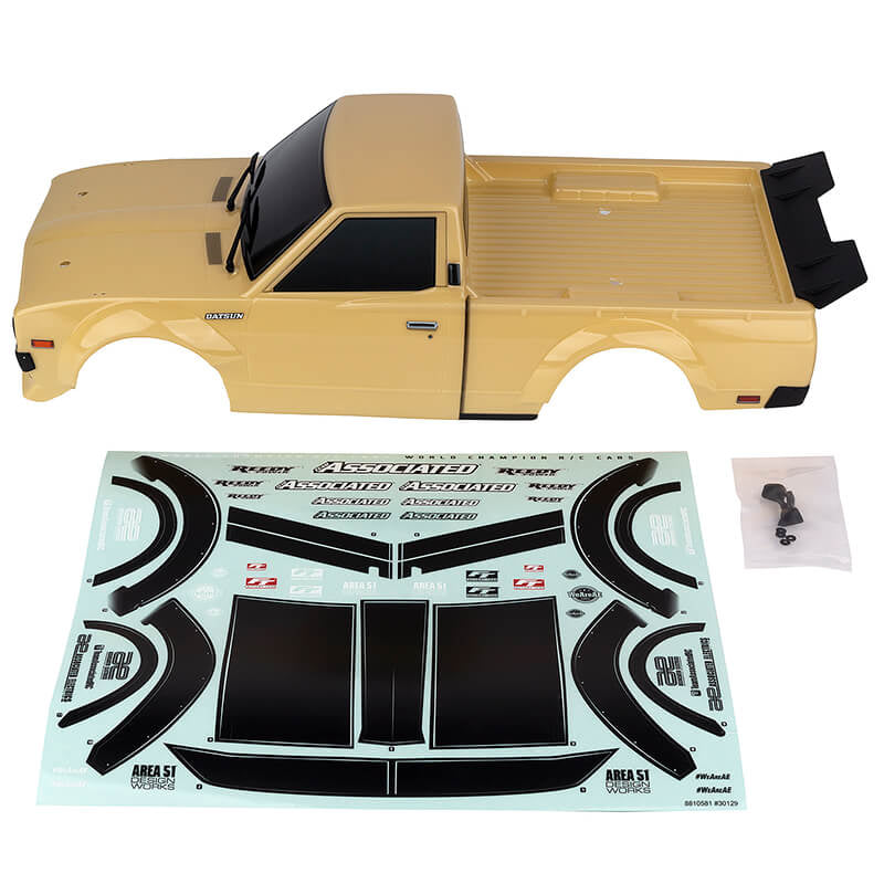 Team Associated Apex 2 Sport Datsun 620 Bodyset Painted Tan AS31929