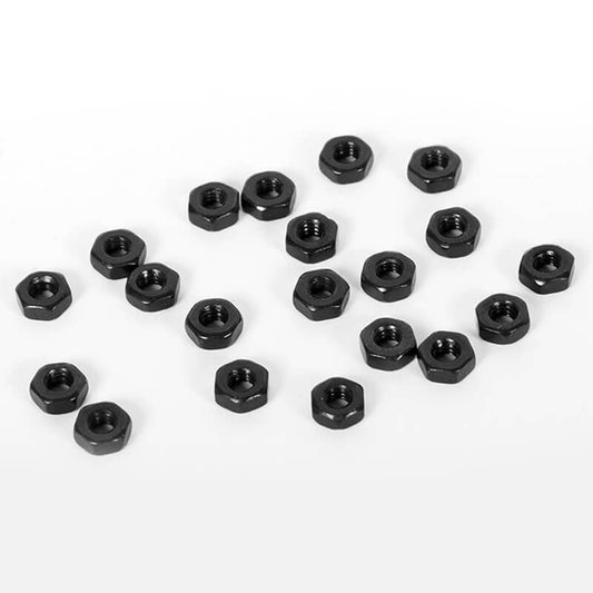 RC4WD Regular M2 Black Nuts (20) Z-S1144