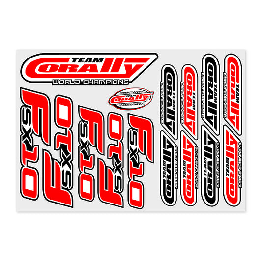 Corally Stickersheet FSX10 Precut 210X148mm 1pc