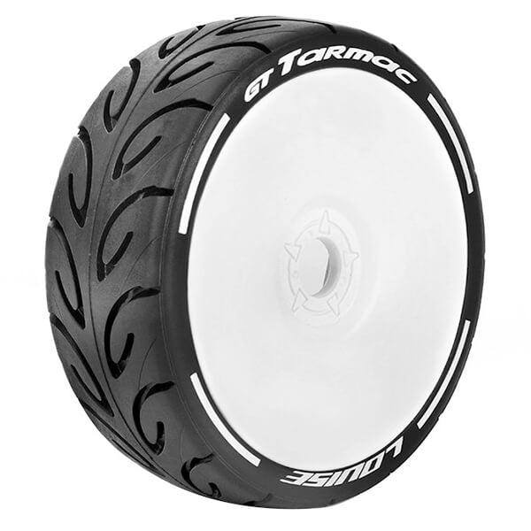 Louise RC GT-Tarmac 1:8 Fr/Rr Soft Hex 17mm White L-T3285SW