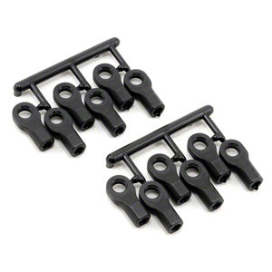 RPM Traxxas Short Rod Ends - Black (12) RPM80472