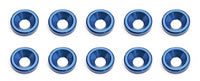 Team Associated Countersunk Washers (Blue) AS89229