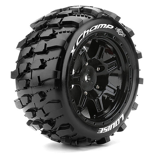 Louise RC X-Champ Black Xmaxx Mounted 24mm Hex L-T3349B