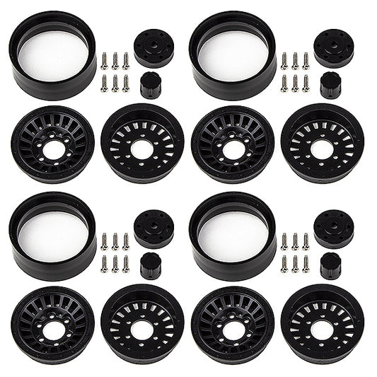 Element RC Enduro Urbine Wheels 1.55In Black EL42112