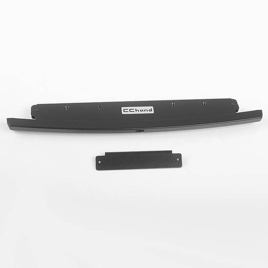 RC4WD Slick Metal Front Bumper for Js Scale 1:10 Range Rover Classic Body (Black)