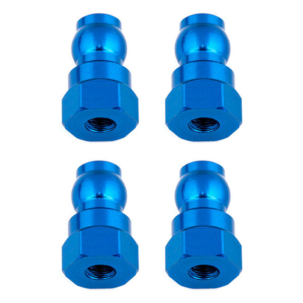 Team Associated Shock Bushings 12mm Blue Aluminum (4) AS91816